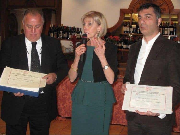 da sinistra: Danilo Moresco, Marinella Argentieri e Domenico Giorico